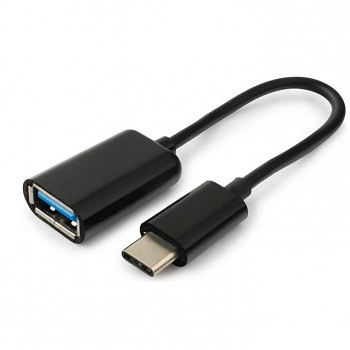 Exegate EX294778RUS Кабель OTG Type C-USB 3.0 ExeGate EX-A-OTG-CMAF3 (USB Type C/USB 3.0 Af, 0,2м)