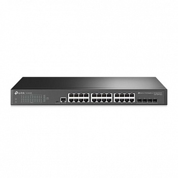 TP-Link TL-SG3428(ISP) Ver2.0 JetStream 24 портовый гигабитный управляемый коммутатор уровня 2+ с 4 SFP слотами