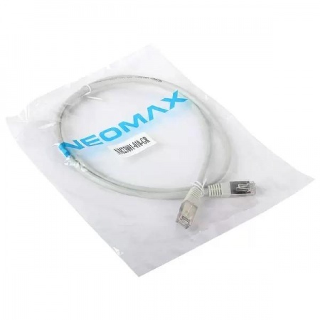 NEOMAX (NM23001-010) Шнур коммут. FTP 1 м., гибкий, Кат. 5е, многожильный