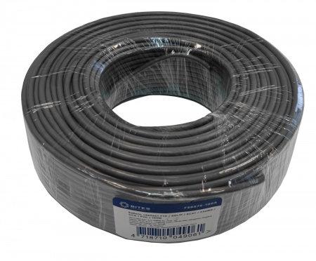 5bites Кабель FS6575-100A FTP / SOLID / 6CAT / 23AWG / CCA / PVC / 100M