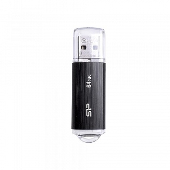 Silicon Power USB Drive 64Gb Ultima U02, USB 2.0, Черный SP064GBUF2U02V1K