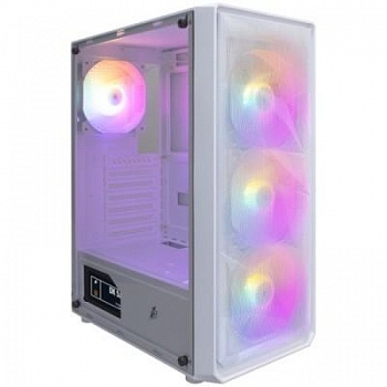 STPLAYER FD3 White / ATX / 4x120mm LED fans inc. / FD3-WH-4F1-W