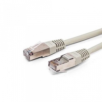 Filum FL-F5-3M Кабель патч-корд, F/UTP 5e cat. 3м, 26AWG(7x0.16 мм), омедненный алюминий (CCA), PVC, серый