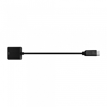 Bion Переходник HDMI-DP, 19F/20M, длина кабеля 15см, черный [BXP-A-HDMI-DP-02]