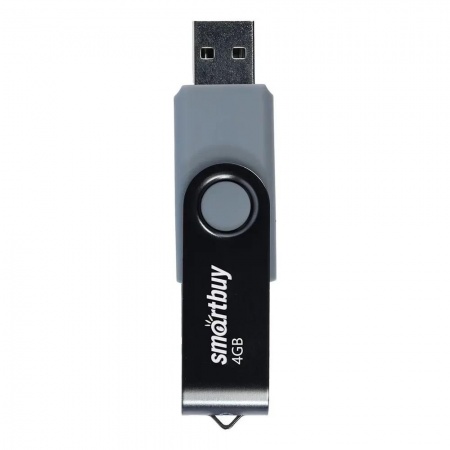 Smartbuy USB Drive 4GB Twist Black (SB004GB2TWK)