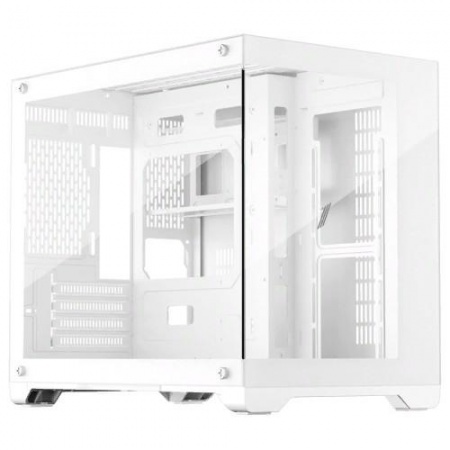 Корпус 1STPLAYER MEGAVIEW MV6-T White / mATX / MV6-TP-WH