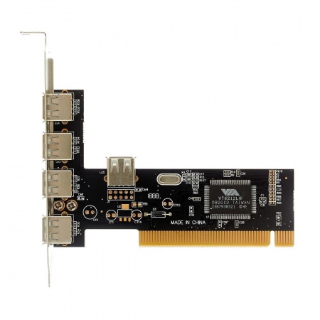 Exegate EX281227RUS Контроллер EXE-352 PCI, 4*USB2.0 ext + 1*USB2.0 int (OEM)