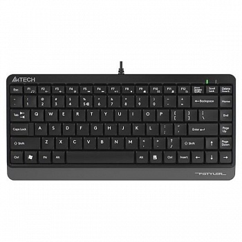 Клавиатура A4Tech Fstyler FK11 черный/серый USB slim