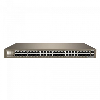 TENDA TEG1050F Коммутатор в стойку 48-Ports 10/100/1000 Base-T + 2-Ports 1000 Base-X SFP