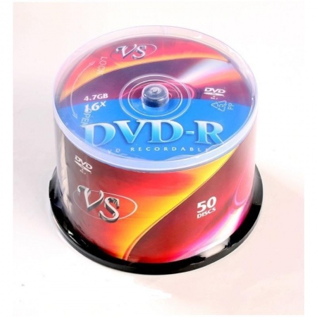 Диски VS DVD-R 4,7 GB 16x CB/50 (VSDVDRCB5001)