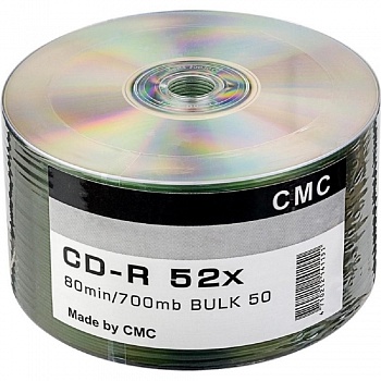Диски CMC CD-R 80 52x Bulk/50