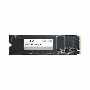 CBR SSD-500GB-M.2-EP22, Внутренний SSD-накопитель, серия "Extra Plus", 500 GB, M.2 2280, PCIe 4.0 x4, NVMe 1.4, Phison PS5018-E18, 3D TLC NAND, DRAM, R/W speed up to 6500/2900 MB/s, TBW (TB) 350