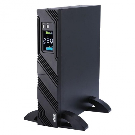 UPS PowerCom SPR-2000 LCD {Line-Interactive, 2000VA / 1400W, Rack/Tower, IEC, Serial+USB, SmartSlot}