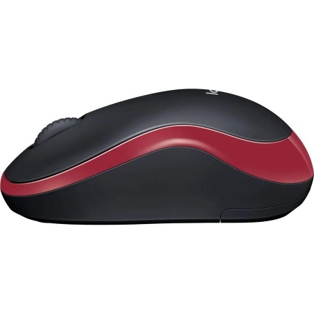 Мышь Logitech Wireless M185 <USB, Red, Retail> 910-002237