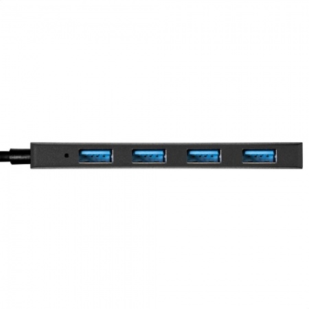 Exegate EX296928RUS USB-Хаб (концентратор) 4-в-1 ExeGate DUB-4P/3 (кабель-адаптер USB3.0 --> 4xUSB3.0, Plug&Play, черный)