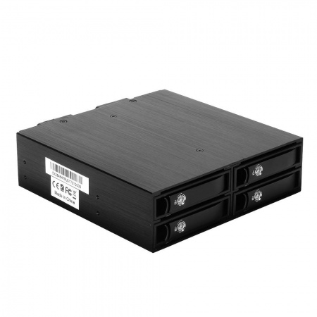 Exegate EX264647RUS Корзина для HDD Exegate HS425-01 (универсальная, на 4*2,5" SATA/SAS HDD, занимает 1*5,25" отсек)