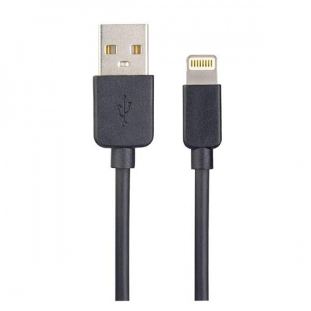 PERFEO Кабель для iPhone, USB - 8 PIN (Lightning), черный, длина 1 м., бокс (I4603)