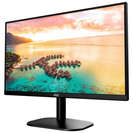 LCD AOC 23.8" 24B2XH черный {IPS 1920x1080 75Hz 8ms 178/178 250cd 20M:1 HDMI 1.4 }