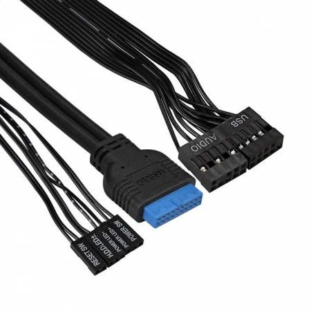 Exegate EX292986RUS Корпус Miditower ExeGate XP-340U (ATX, без БП, 1*USB+2*USB3.0, аудио)