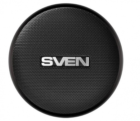 SVEN PS-260, черный (10 Вт, TWS, Bluetooth, FM, USB, microSD, 2000мА*ч)