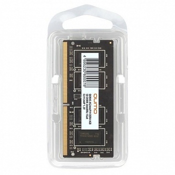 QUMO DDR4 SODIMM 8GB QUM4S-8G2666P19 PC4-21300, 2666MHz