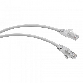 WRline Патч-корд F/UTP, категория 5е, 2xRJ45, экранированный, серый, LSZH, 0.5м [WR-PC-RJ45-FTP-5E-0.5-GY]