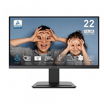 MSI PRO 21.5" MP223 E2  {VA 1920x1080 100Hz 1ms  250cd HDMI DipsplayPort VESA} [9S6-3PB9CH-026]