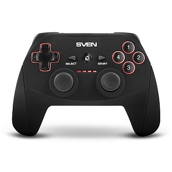Беспроводной геймпад Sven GC-2040 (11 кл. 2 стика, D-pad, Soft Touch, PC/PS3/Android/Xinput)