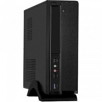 Exegate EX288780RUS Корпус Desktop ExeGate MI-207U-M300 (mini-ITX/mATX, БП M300 с вент. 8см, 2*USB+1*USB3.0, аудио, черный)