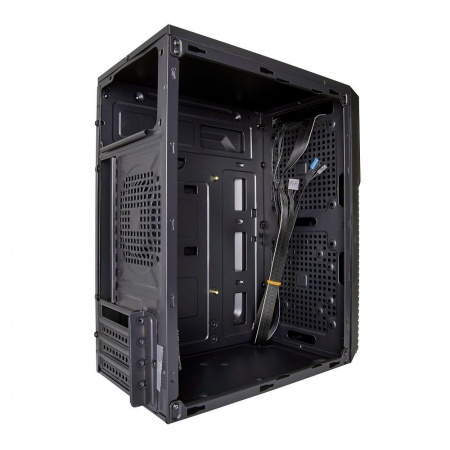 Exegate EX277797RUS Корпус Minitower BAA-103 Black, mATX, <AAA350, 80mm>, 2*USB, Audio