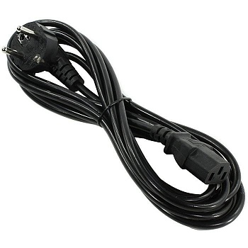 Aopen (ACE021-1.8M) Кабель компьютер-розетка 1.8метра 220V (EURO) <VDE> 3G*0,5mm2