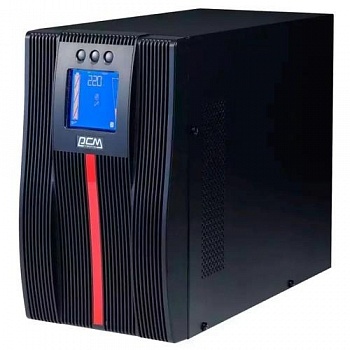 UPS PowerCom Macan MAC-3000 {On-Line, 3000VA / 3000W, Tower, IEC, LCD, Serial+USB, SmartSlot, подкл. доп. батарей}