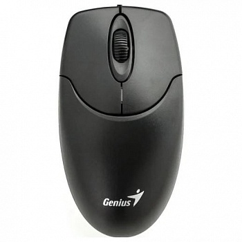 Мышь проводная Genius NetScroll 120 V2, оптическая, разрешение 1000 DPI, кабель 1.5 м, для правой/левой руки. Цвет: черный