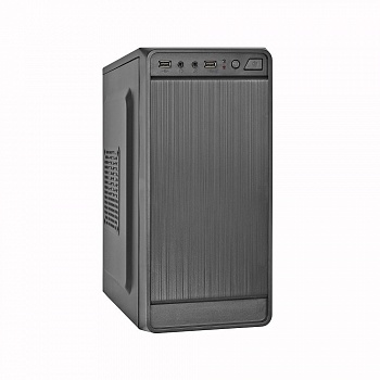 Exegate EX283125RUS Корпус Minitower ExeGate BAA-108 Black, mATX, <AAA400, 80mm>, 2*USB, Audio