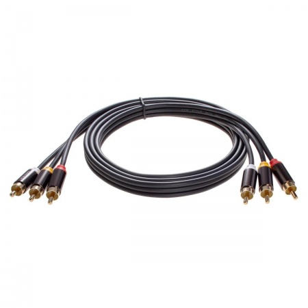 Telecom TAV7150M-1.5M Кабель соединит 3xRCA (M) - 3xRCA (M), 1.5m TelecomPRO<TAV7150M-1.5M>