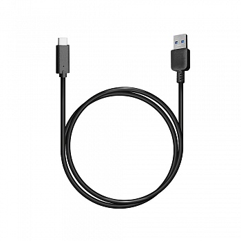 Bion Кабель  USB 3.0 AM to Type-C cable (AM/CM), 1 m, black. 5 Гбит/с .  3A (36W) [BXP-CCP-USB3-AMCM-1M-B]