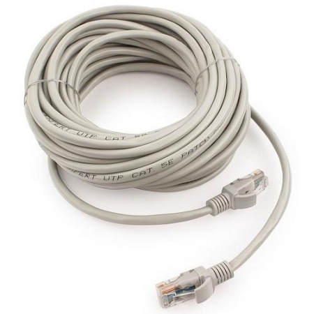 Cablexpert Патч-корд медный UTP PP10-7.5M кат.5e, 7.5м, литой, многожильный (серый)