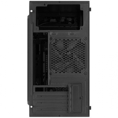 Корпус mATX Aerocool CS-107-A-BK-v2, Mini-Tower, без БП, черный