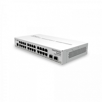 MikroTik CRS326-24G-2S+IN Коммутатор,24Gigabit Ethernet, 2 SFP+ настольное исполнение