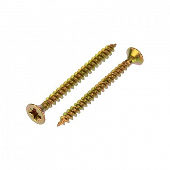Rexant KR-01-3311-006 Саморез универсальный KRANZ 3.5х40, желтый цинк, короб (200 шт./уп.)