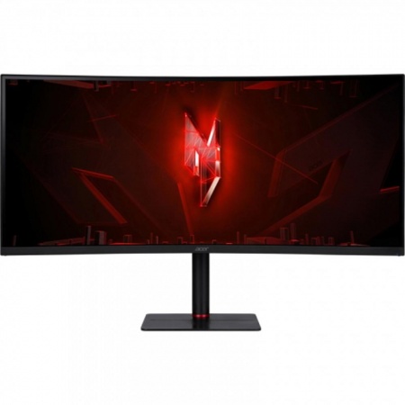 LCD Acer 34" Nitro XV345CURV3bmiphuzx {VA 3440x1440 180Hz 0.5ms 300cd HDMI2.0 DisplayPort1.4 USB-C(65W) 2xUSB2.0 2x3W} [UM.CX5EE.301]