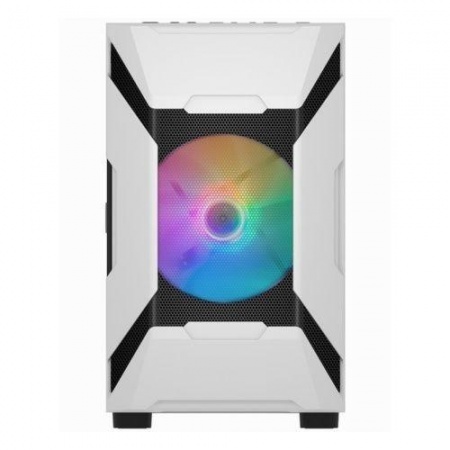 1STPLAYER Корпус DK D3-A WHITE / mATX, tempered glass / 2x 140mm LED fans inc. / D3-A-WH-2G6P