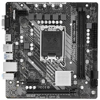 ASRock H610M-HVS {LGA1700, 2xDDR4, 4xSATA, D-Sub, HDMI, mATX}