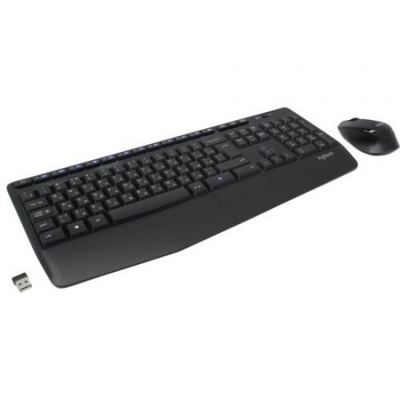 920-008534 Logitech Клавиатура + мышь MK345 {беспроводной комплект, черный, USB 2.0}