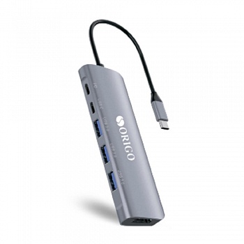 ORIGO OU3360PD/A1A Док-станция USB-C 6-в-1 3xUSB 3.0, USB-C/PD 3.0, USB-C, HDMI
