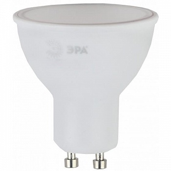 ЭРА Б0020543 Лампочка светодиодная STD LED MR16-6W-827-GU10 GU10 6Вт софит теплый белый свет