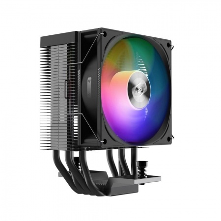 PCCooler R400 ARGB BK S115X/1200/1700/AM4/AM5 (TDP 180W, 90mm ARGB Fan, 4 тепловые трубки 6мм, 650-2200RPM, 28,3dBa)