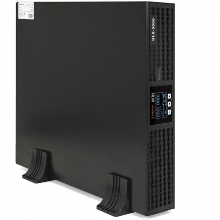 Exegate EP285648RUS ИБП On-line ExeGate PowerExpert ULS-3000.LCD.AVR.C13.USB.RS232.SNMP.2U <3000VA/3000W, On-Line, PF=1, LCD, 6*IEC-C13, RS232, USB, SNMP-slot, Rackmount 2U/Tower, Black>