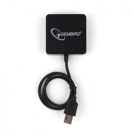 GEMBIRD  HUB USB2.0 4-port [UHB-242] , 4 порта, блистер,черный