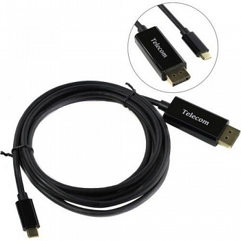 Telecom Кабель USB3.1 Type-Cm --> DP(m) 4K@30Hz, 1.8m <TCC010-1.8M>